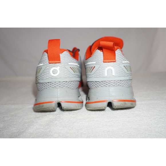 On Cloudflyer Grey Orange Running Shoes Womens 10 Mens 8.5 Sneakers - Picture 12 of 12